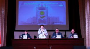 В БГПУ прошла встреча управляющего делами администрации Московского района г. Минска Владимира Ивановича Козловского с первокурсниками