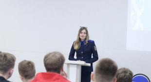 Встреча следователя Партизанского районного отдела Следственного комитета Республики Беларусь Ступень Виктории Владимировны со студентами БГПУ 