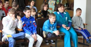 Интерактивное театрализованное представление волонтеров клуба 