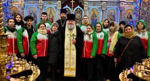 Сайт Белорусской Православной Церкви Московского патриархата. Будущие педагоги, участники интернационального 60-го Звездного похода по местам боевой и трудовой славы белорусского народа, посетили храм Воздвижения Креста Господня г. Ляховичи