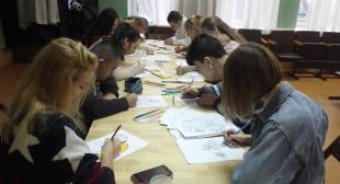 Волонтеры ФДО БГПУ продолжают дарить радость совместного художественного творчества воспитанникам детского дома