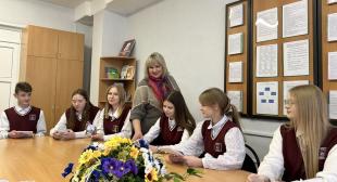 Газета «Крупскі веснік». Преподаватели БГПУ им. Максима Танка встретились с учащимися СШ № 3 г. Крупки