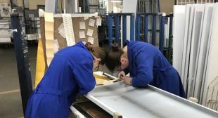 Бойцы студенческого отряда БГПУ трудятся на ЗАО «Атлант»