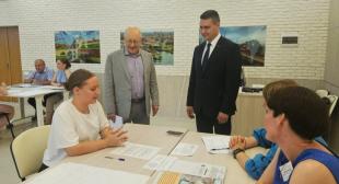 Министр образования Республики Беларусь Андрей Иванец ознакомился с ходом приемной кампании в БГПУ