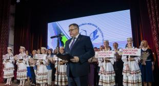 Газета «Настаўніцкая газета». Фанфары ў гонар адкрыцця фіналу рэспубліканскага конкурсу «Настаўнік года — 2023» прагучалі ў БДПУ