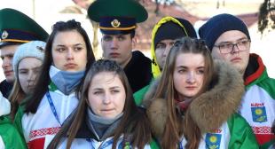 Газета «Прамень». В Столбцах дан старт 59-му Звёздному походу