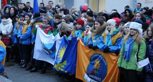Информационный городской портал «Минск-Новости». Торжественным митингом открылся 52-й Звездный поход БГПУ.