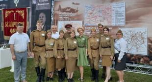 Интерактивная площадка «Дорогами операции «Багратион» представлена историческим факультетом БГПУ в мемориальном комплексе «Курган Славы»