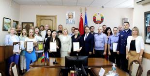 Представитель БГПУ награждена благодарственным письмом администрации Московского района г. Минска