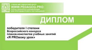 Представитель БГПУ стала дипломантом Всероссийского конкурса «Я PROвожу урок»