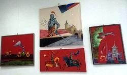 Проходит персональная выставка преподавателя БГПУ 