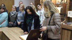 Прошла экскурсия для студентов из Калуги