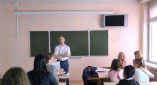 Состоялась встреча со студентами первого курса