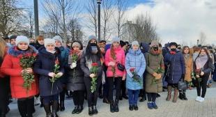 Студенты БГПУ приняли участие в митинге-реквиеме в «Тростенце» 