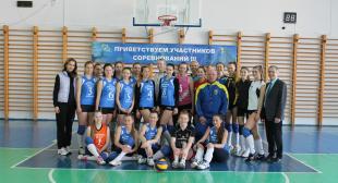 Товарищеская встреча команд по волейболу