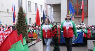 В БГПУ состоялся торжественный митинг, посвященный старту интернационального 58-го Звездного похода