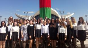 Сводный хор БГПУ принял участие в  патриотической акции
