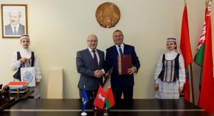 Визит делегации БГПУ во главе с ректором А.И. Жуком в г. Жодино