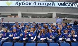 Волонтеры клуба «Доброе сердце» ФДО сопровождали матчи международного турнира по хоккею с шайбой