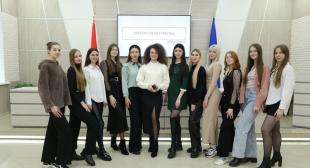 Встреча пресс-секретаря Министерства архитектуры и строительства со студентами БГПУ